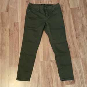 Green Curvy Jeggings